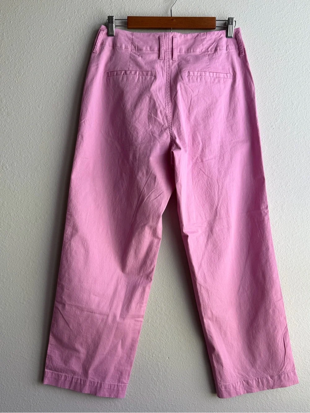 A New Day High Rise Straight Ankle Chino Pants 6 Pink Casual Chic Workwear C - Picture 2 of 8